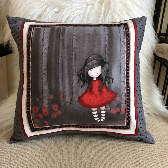 Adorable Girls Decorator Pillow - Picture 1 of 2